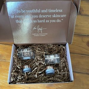 J Lo beauty set. Two “that blockbuster” hydrating creams and two eye creams